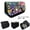 JOJO's Bizarre Adventure-2, variant on New Japanese-style cartoon anime Jojo's Bizarre Adventure printed canvas pencil case, large-capacity double-layer student stationery box