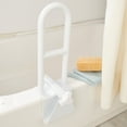 thumbnail image 5 of McKesson White Steel Bathtub Mounted Grab Bar, 14.5" L, 1 Ct, 5 of 5