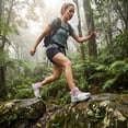 thumbnail image 2 of Gexuosn Outdoor Hiking Boots Trail Trekking Backpacking Breathable Hiking Shoes for Women,Gray Purple, 2 of 8