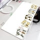 thumbnail image 2 of Alfombrilla grande para ratón de ordenador de gato blanco, tamaño 80x30cm, 100x50cm, alfombrilla para teclado de escritorio de ordenador portátil, alfombrilla para mesa para jugar a juegos, 2 of 5
