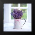 thumbnail image 2 of Frank, Assaf 12x12 Black Modern Framed Museum Art Print Titled - Bunch of lavender in antique jug by the window - Indoors, 2 of 5