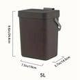 Curated visual reference: Fresh Look at Space Saving Quiet Close Trash Can Eco Friendly Sealed Bin