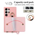 thumbnail image 4 of Leather Crossbody Wallet Phone Case For Samsung Galaxy S24 Series,iPhone 14 Pro Max, 4 of 6