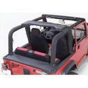 Rugged Ridge by RealTruck Roll Bar Cover Kit for Wrangler TJ | Full, Black Denim | 13612.15 | Compatible with 1997-2002 Jeep Wrangler TJ