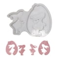 thumbnail image 1 of Molde Silicona Pascua Conejo Estatua Animal Bricol, 1 of 9