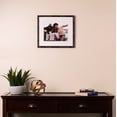 thumbnail image 4 of ArtToFrames 24x24 Inch Walnut Bamboo Picture Frame, This Brown Wood Poster Frame is Great for Your Art or Photos, Comes with 060 Plexi Glass (4874), 4 of 8