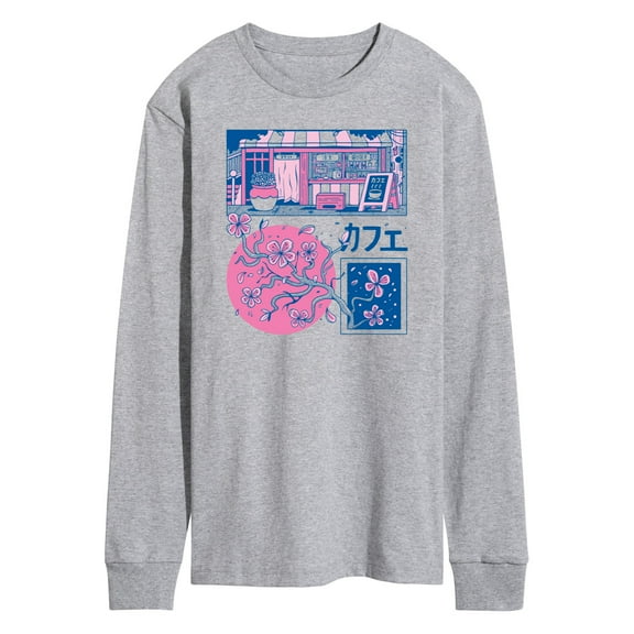 Instant Message - Japanese Panels - Men's Long Sleeve Graphic T-Shirt