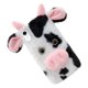 thumbnail image 2 of 1pc Fluffy Fluffy Plush Cow Fase Mobile Case Protector compatible con iPhone XR, 2 of 6