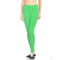thumbnail image 1 of LAVRA Leggings Longueur Complète pour Femmes Taille Régulière-Lime, 1 of 1
