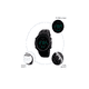 thumbnail image 2 of Reloj  Deportivo Digital Azul con Negro, 2 of 4