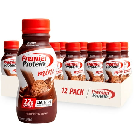 Premier Protein Shake, Chocolate, 22g Protein, 8.75 fl oz, 12 Ct