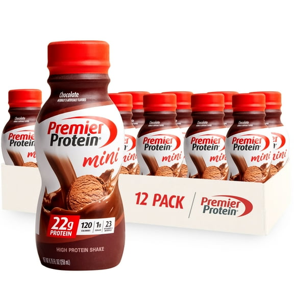 Premier Protein Shake, Chocolate, 22g Protein, 8.75 fl oz, 12 Ct