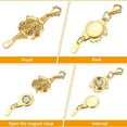thumbnail image 3 of 12pcs Magnetic Lobster Clasp, EEEkit Rose Locking Magnetic Clasps, Jewelry Magnetic Clasp Necklace Lobster Clasp Closures Magnetic Clasp Converter Chain Extenders for Jewelry Necklace Bracelet, 3 of 10