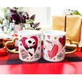 thumbnail image 3 of Disney Nightmare Before Christmas Jack and Sally Sculpted Handle Ceramic Mug Set, 3 of 8