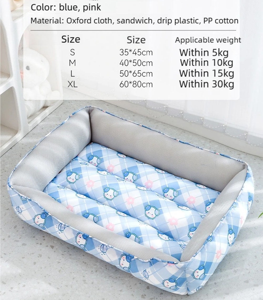 Soft Breathable Pet Bed for Small Dogs & Cats – Plush Cushion, Anti-Slip, Easy-Clean, Multi-Size (Up to 66lbs)