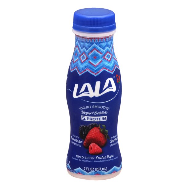 LALA Drinkable Yogurt Smoothie with Probiotics, 5g of Protein, Mixed