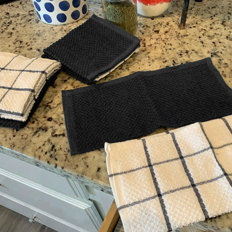 Black Kitchen Towels & Dish Cloths