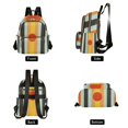 thumbnail image 4 of FORMRS Mini Backpack Purse for Women Travel Daypack Casual Shoulder Bag, Stripes and Circle, 4 of 7