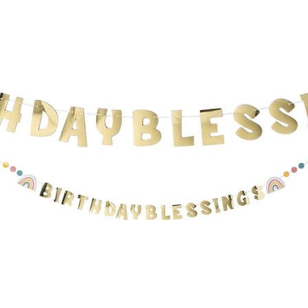 Birthday Blessings Happy Birthday Garland