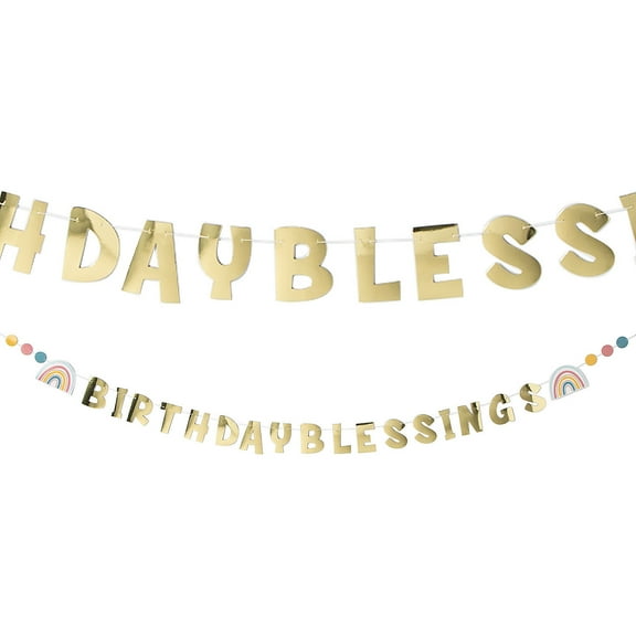 Birthday Blessings Happy Birthday Garland