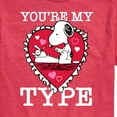 thumbnail image 3 of Peanuts - You're My Type - Men's Short Sleeve Graphic T-Shirt, 3 of 6