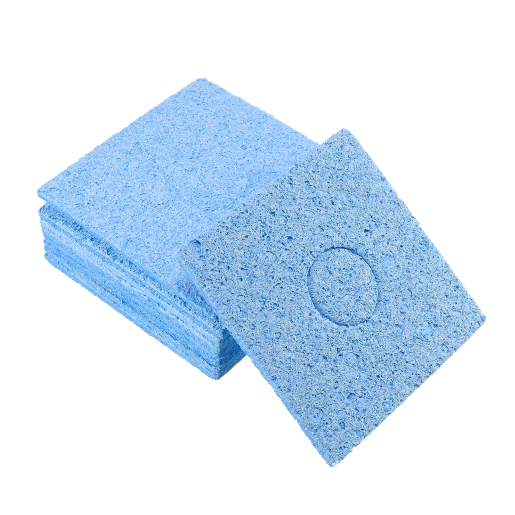 Soldering Sponge 60x60x2mm for Iron Tips Cleaner Square Blue 10pcs