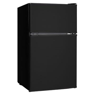 Photo 1 of **PARTS ONLY * Equator Midea 3.1 cu.ft. E-Star Double Door Compact Refrigerator with Reversible Door, Black