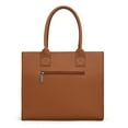thumbnail image 5 of Wrangler Purses for Women Large Work Tote Bags with Strap Vintage Top-Handle Handbags, Cow-Brownk, 5 of 7