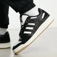 thumbnail image 1 of Adi-das Originals Forum Low Men’s Sneaker Shoe Athletic Black Footwear #857, 1 of 6