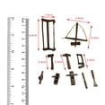 thumbnail image 4 of Herraentas niatura 1:12, juguete de simución, accesorios para , piezas de juguetes cor, ornamento de Hugo Casa de muñecas en miniatura, 4 of 7