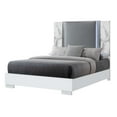 thumbnail image 2 of Global Furniture USA Ylime White High Gloss Marble Queen Bed with LED, 2 of 4