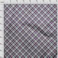 thumbnail image 4 of oneOone Rayon Dark Magenta Fabric Check Sewing Craft Projects Fabric Prints By Yard 56 Inch Wide, 4 of 4