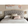 thumbnail image 4 of Baxton Studio Lucy Modern and Contemporary Greyish Beige Fabric King Size Headboard,Wholesale Interiors, 4 of 6