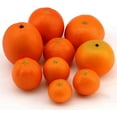 thumbnail image 2 of Fake Lifelike Oranges Set Artificial Simulation Fruit Oranges Tangerine for House Kitchen Cabinet Party Festival Table Decoration Photography Prop Mix Sizes 10 Pcs, 2 of 3