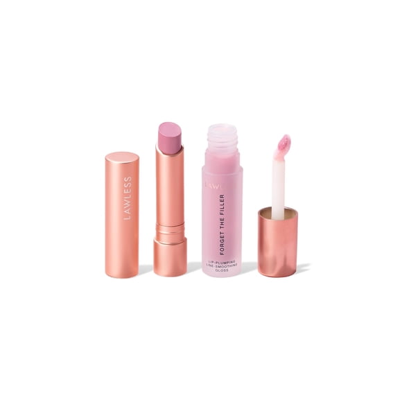 Lawless Women's Lip Twin Bundle, Lavender Sorbet, Pink, 2 Count