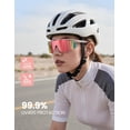 thumbnail image 2 of Gafas de sol deportivas polarizadas Lamicall UV400, color rosa, ultraligeras, 2 of 5