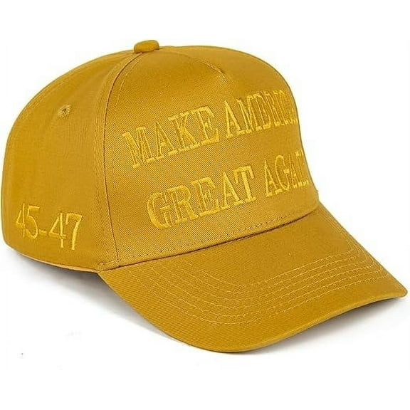 MAGA Hat Trump Gold Cap-Make America Great Again