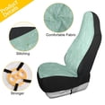 thumbnail image 4 of Wedding save the date pattern Car Seat Covers Pack of 2 Universal Front Seat Protective Cover, 4 of 5