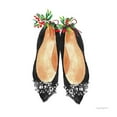 thumbnail image 2 of Charro, Mercedes Lopez 15x15 White Modern Wood Framed Museum Art Print Titled - Christmas Shoes I, 2 of 4