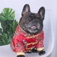 thumbnail image 6 of Pet Costume Tang Suit Dog Cheongsam Satin Coat Chinese Style Clothing for Dogs Pet Coat Puppy Cats Dog Shirt, 6 of 10