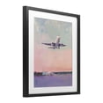 thumbnail image 2 of Stupell Industries Contemporary Airplane Takeoff into Pastel Skies Black Framed Print Under Glass, 13 x 16, by The Prints Vibe, 2 of 8