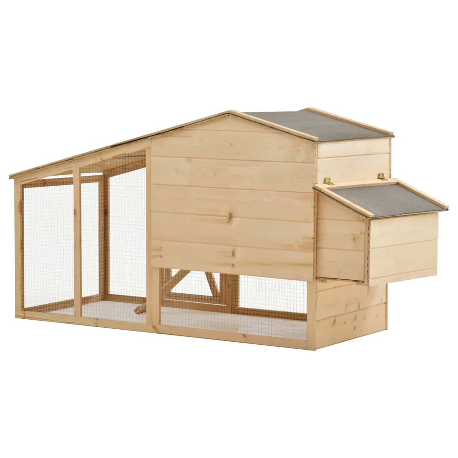 Pefilos 76" Outdoor Cat House for Large, Wood Kitty Catio Enclosure Cat Cage Condo Indoor with Platforms, Gray Pefilos 76" Outdoor Cat House for Large, Wood Kitty Catio Enclosure Cat Cage Condo Indoor with Platforms, Gray