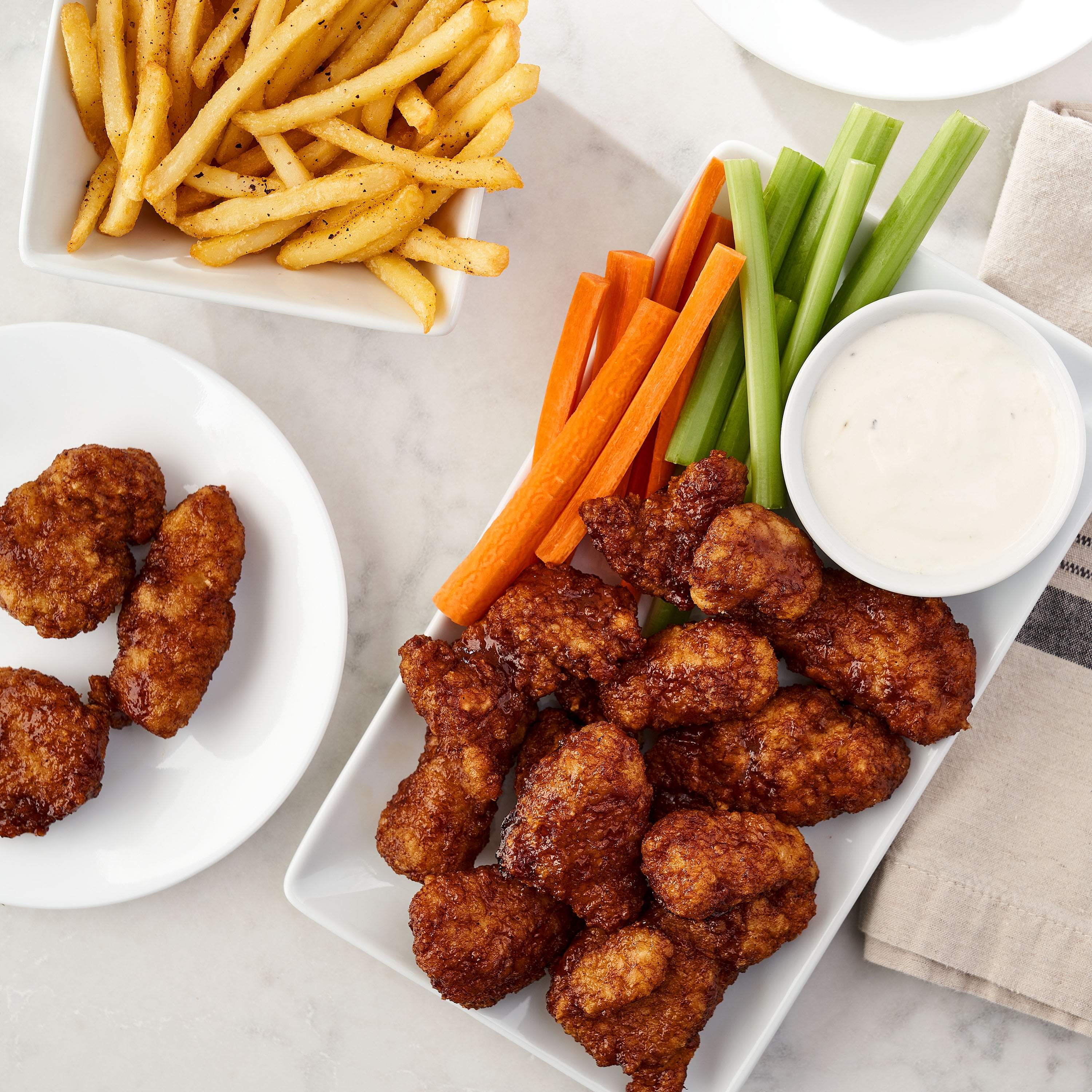 Great Value Honey BBQ Seasoned Boneless Fully Cooked Chicken Bites, 24 oz (Frozen)