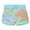 Aquamarine Undercurrent, variant on Columbia Youth Girls Sandy Shores Boardshort, Sunkissed Wavy/Apricot Fizz, XX-Small
