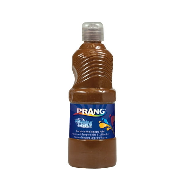 Prang NonToxic ReadytoUse Washable Tempera Paint, 1 qt Bottle, Brown