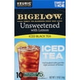 thumbnail image 2 of Bigelow Unsweetened with Lemon Iced Black Tea 10 K-Cup Pods, 2 of 2