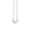Silver, variant on Guodhu Stainless Steel Sliding Float Heart Shaped Charm Necklace jewelry for Women Her Gift