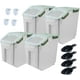 thumbnail image 1 of Recipiente de almacenamiento de harina AnRui, 11,3 kg, hermético, 25 L, libre de BPA, 1 of 7