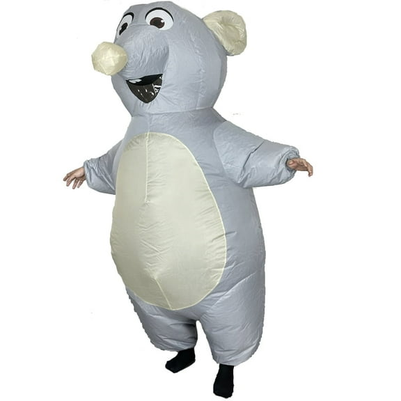Inflatable Mouse Costume for Adult Blow up Costume Mascot Funny Halloween Cosplay Costume Suit