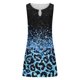 thumbnail image 4 of ICHUANYI Clearance Women's Summer Printed Casual Sleeveless Round-Neck Long Dress(Blue, XL) ICHUANYI WER2023081507792, 4 of 5